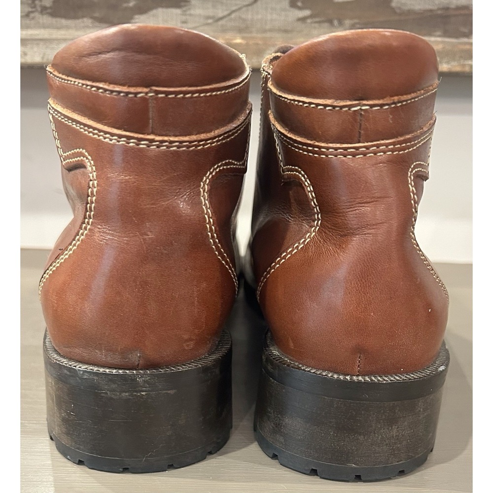 Donald J Pliner Sport 103 Alon Italian Hiking Boots Lace Vibram Soles Size 9.5 M - Picture 6 of 11